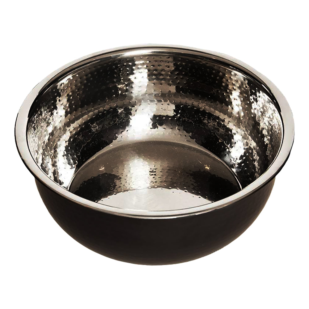 Noel Asmar Pedi Bowl Hammered Stainless Steel Black PB3014B