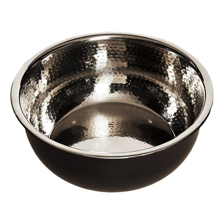 Noel Asmar Pedi Bowl Hammered Stainless Steel Black PB3014B