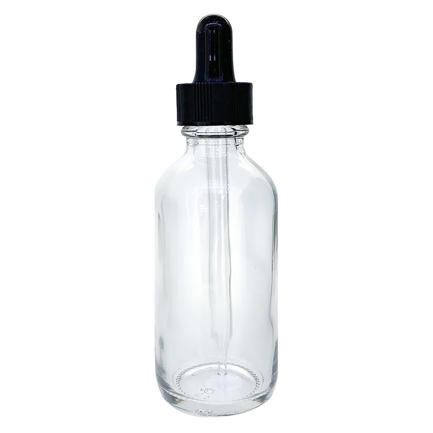 Glass Dropper Bottles 4 oz - Clear 43111