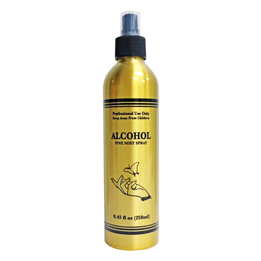 Berkeley Alcohol Fine Mist Spray Bottle 8.5oz- Gold BT552-GD