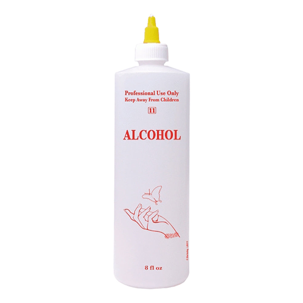 8oz Labeled Bottle With Cap - Alcohol - LB502