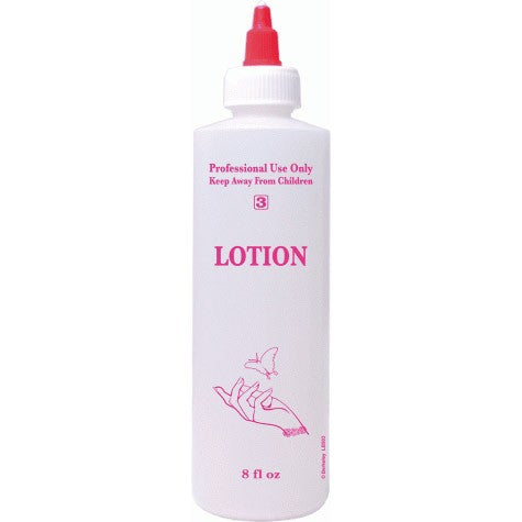 8oz Labeled Bottle With Cap - Lotion - LB503