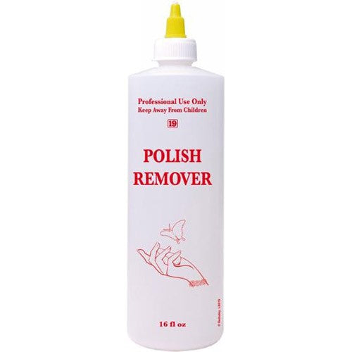 16oz Labeled Bottle With Cap - Polish Remover - LB519