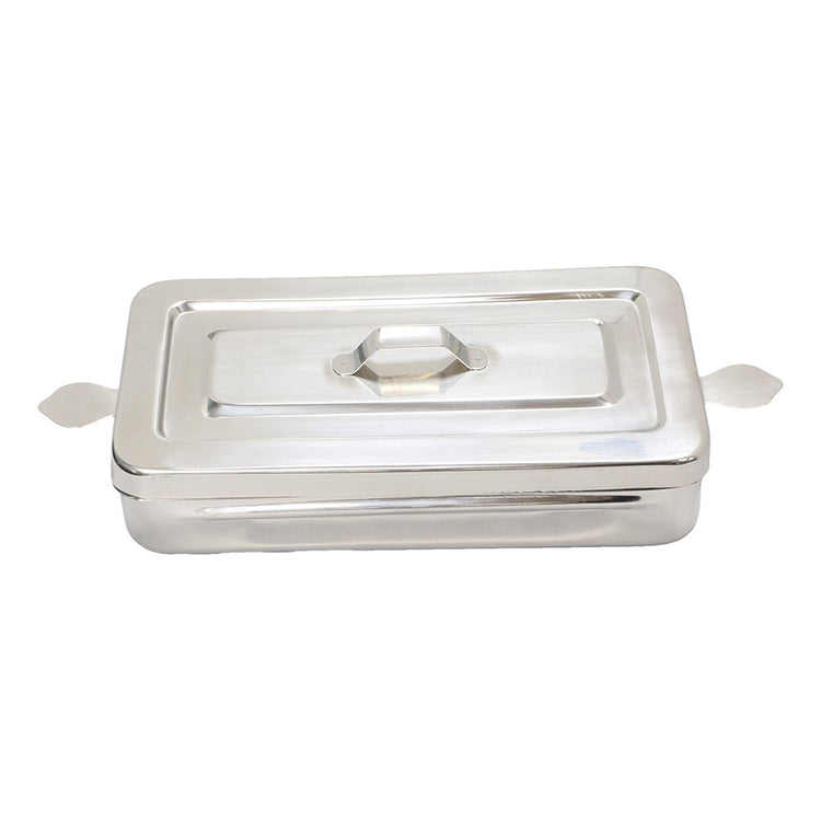 MBI-949 Instruments Sterilizing Tray With Cover 8"x4"x2"