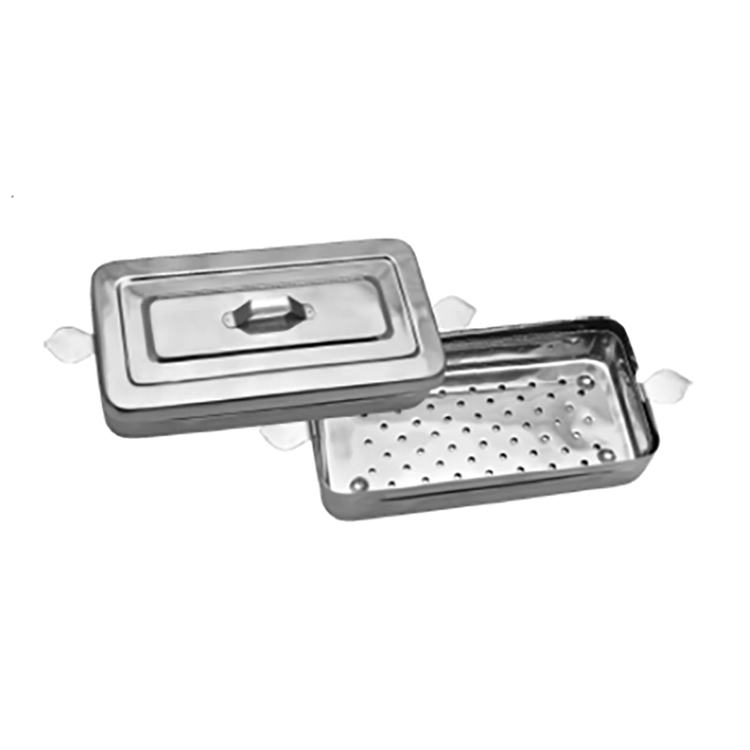 MBI-954 Instruments Sterilizing Tray With Cover 6"x12"x2.5"