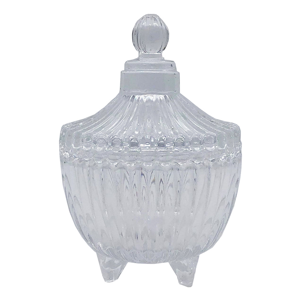 Berkeley Vintage-3 Glass Jar & Cup W/Glass Lid 65ml PJ142