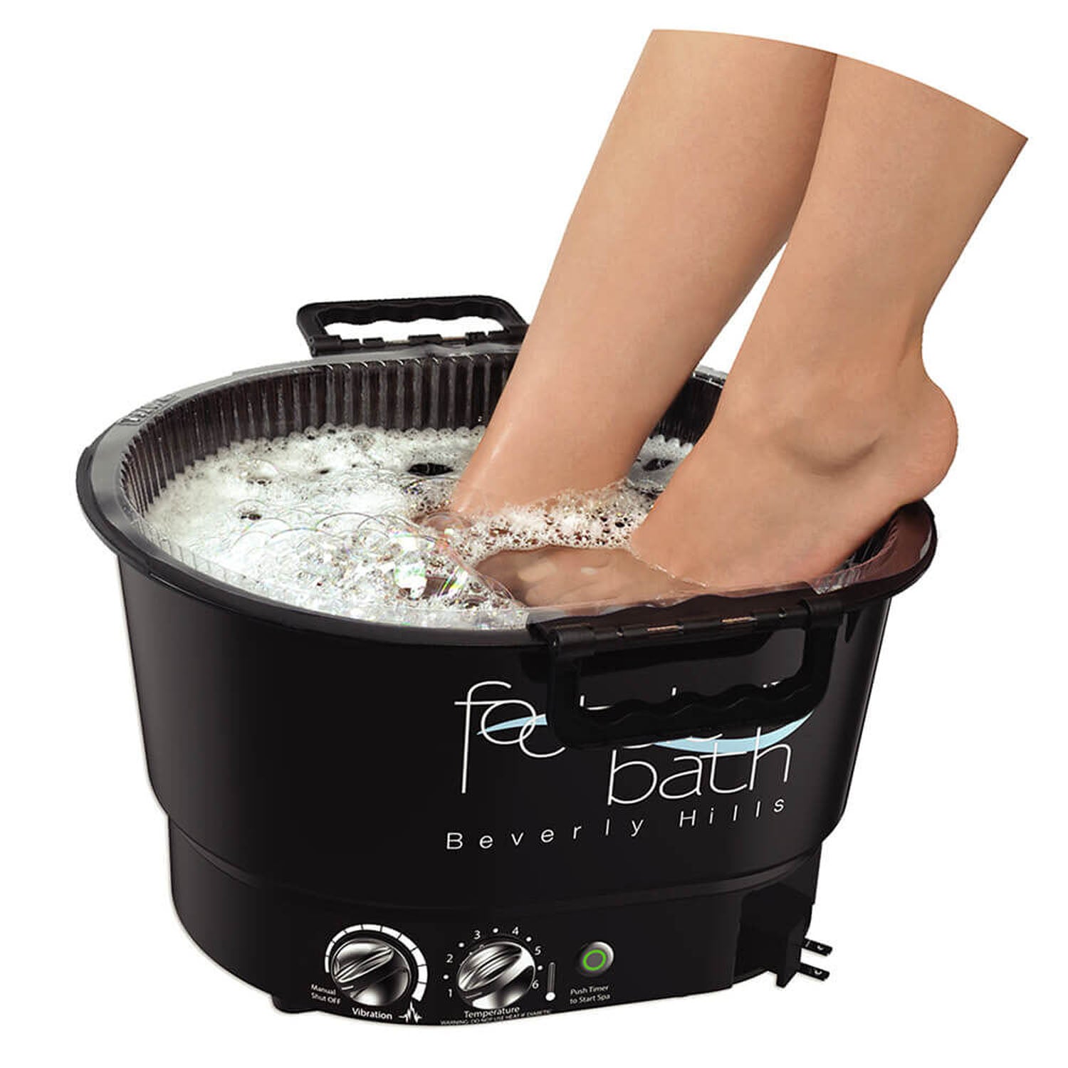 Footsiebath Plus Spa Black + 5 Liners FBI20TC-B GEN2
