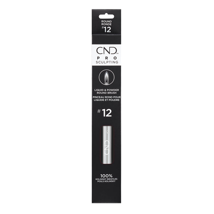 CND Pro Sculpting Liquid & Powder Round Brush #12 01771