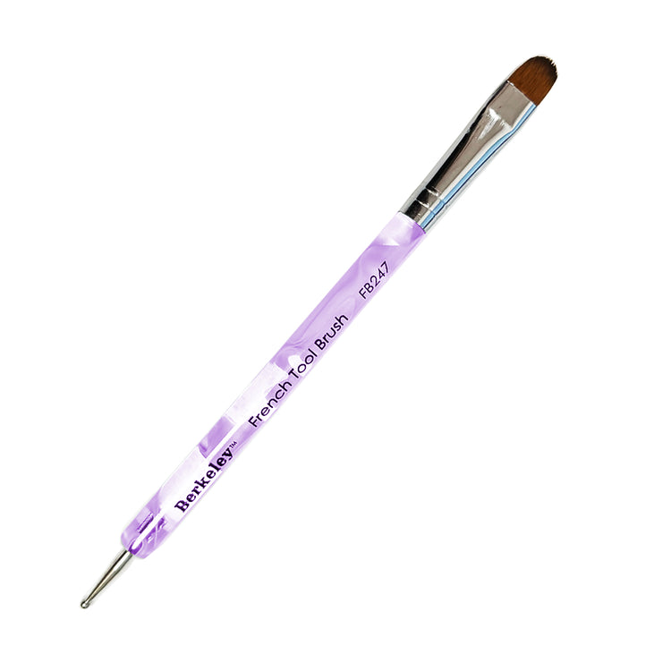 Berkeley French Tool Brush - Purple Marble FB247-PU