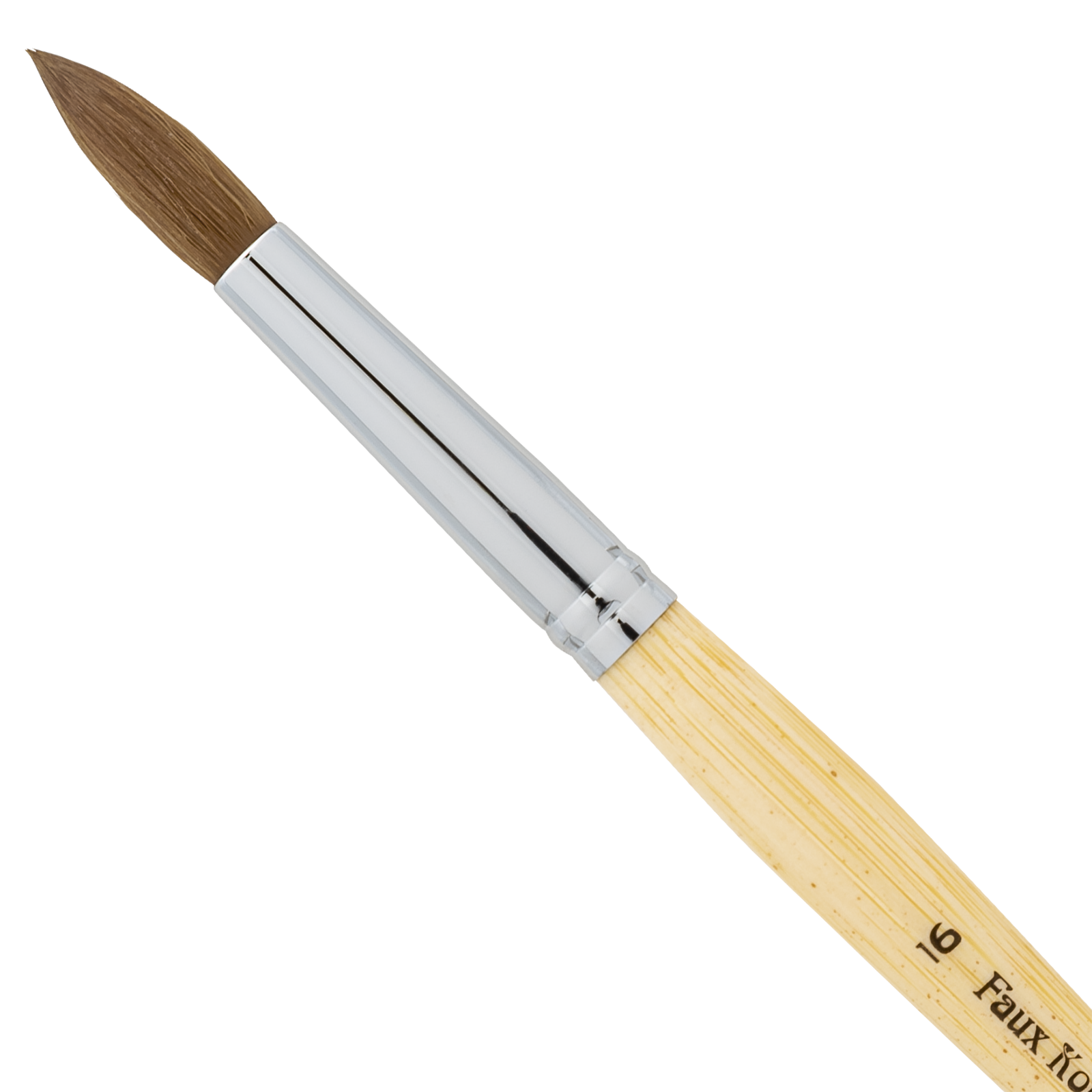 Americanails Faux Kolinsky Acrylic Brush Round 16 FK0016