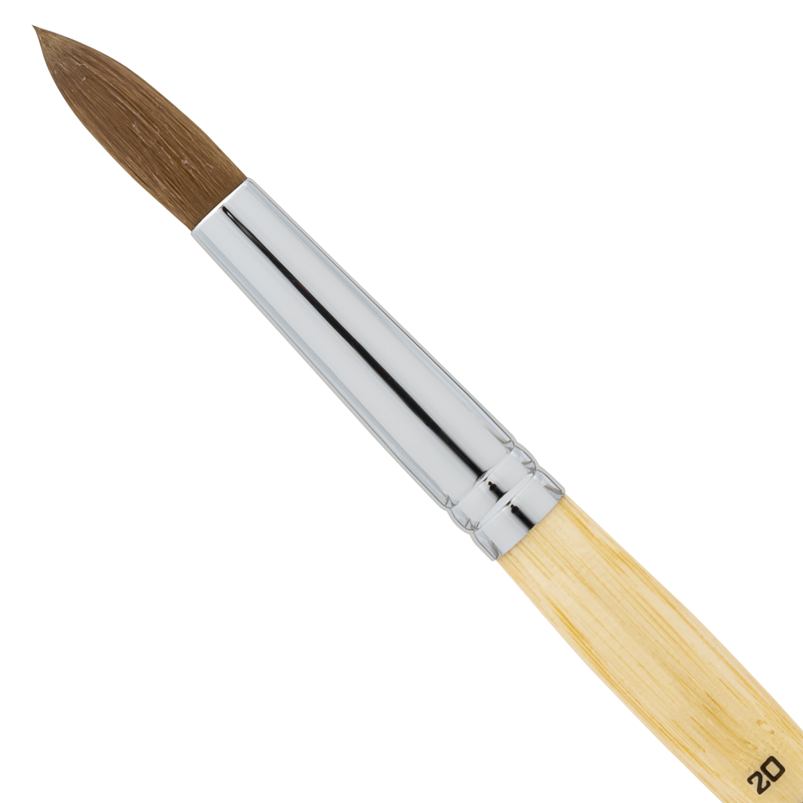 Americanails Faux Kolinsky Acrylic Brush Round 20 FK0020