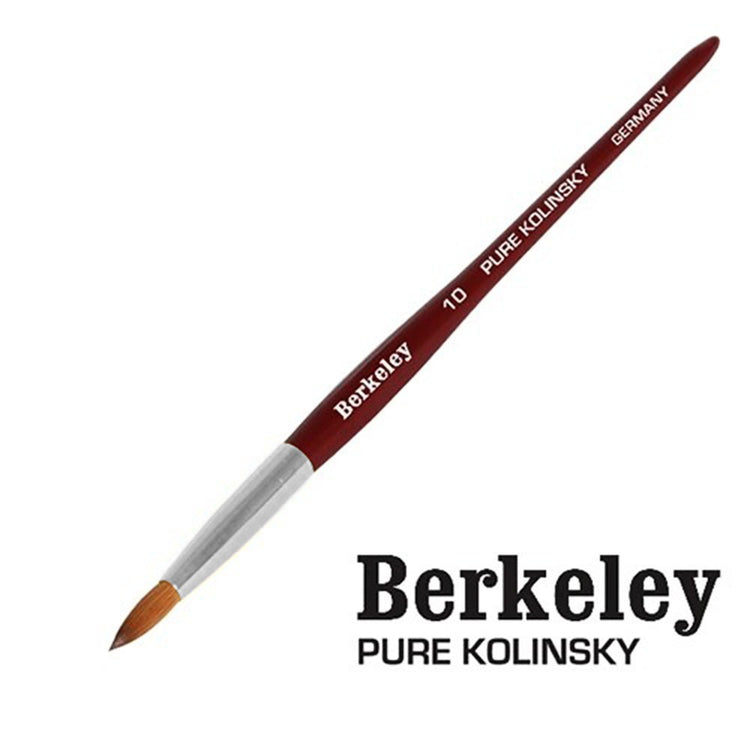 Berkeley Kolinsky Brush 6Side RedWood #10 NB34110