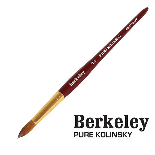 Berkeley Kolinsky Brush 6Side RedWood #14 NB34114