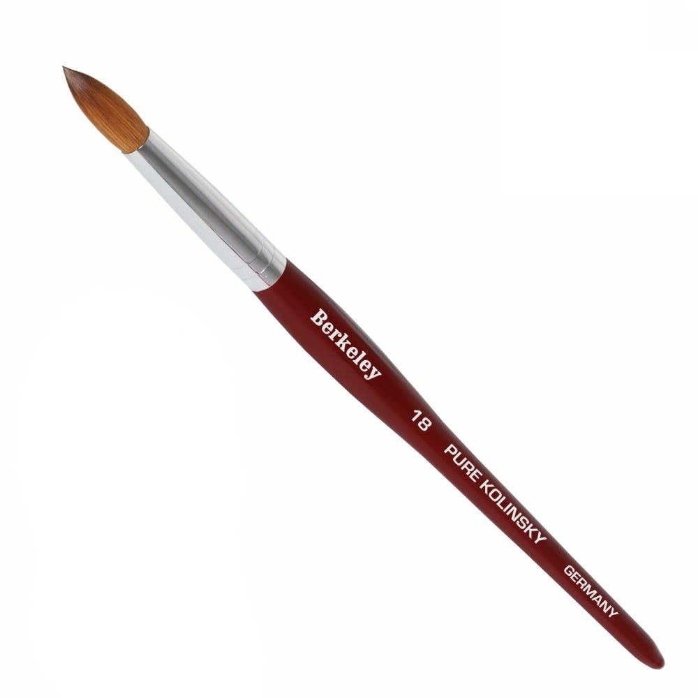 Berkeley 18 Pure Kolinsky Red Oak Wood Brush NB34118