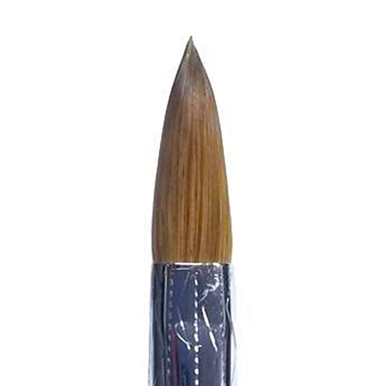 A1 Kolinsky Acrylic Brush #12 White Marble B-AW12