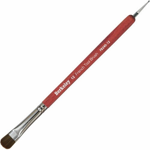 Berkeley 12 French Tool Brush Redwood Handle - FB240RE-12