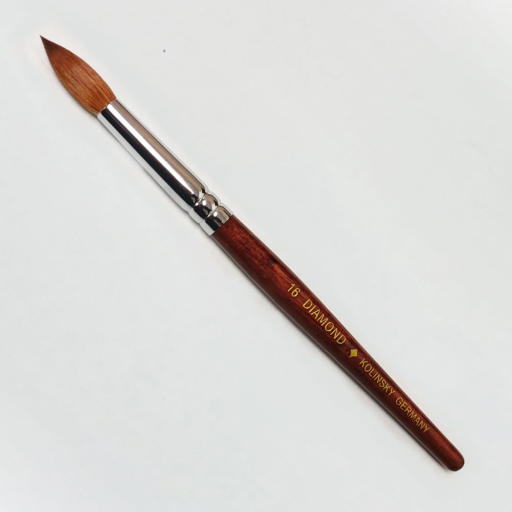 Diamond Kolinsky Germany Acrylic Brush #16 BB-D16BR