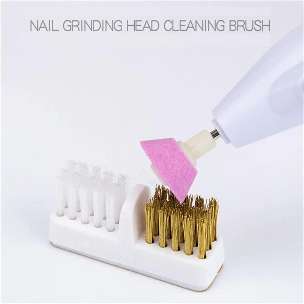 Nail Drill Bit Cleaning Brush Copper Wire 10550