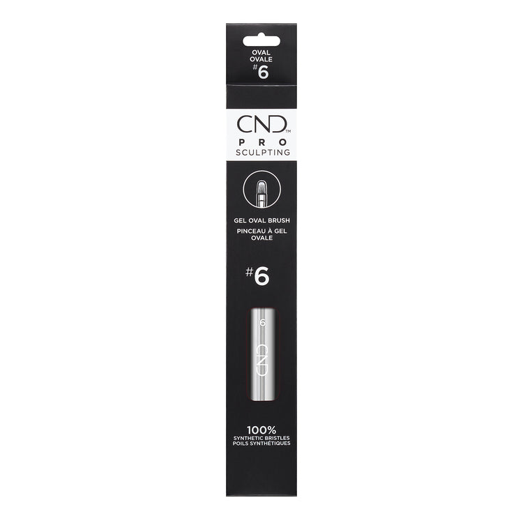 CND Pro Sculpting Gel Oval Brush #6 01768