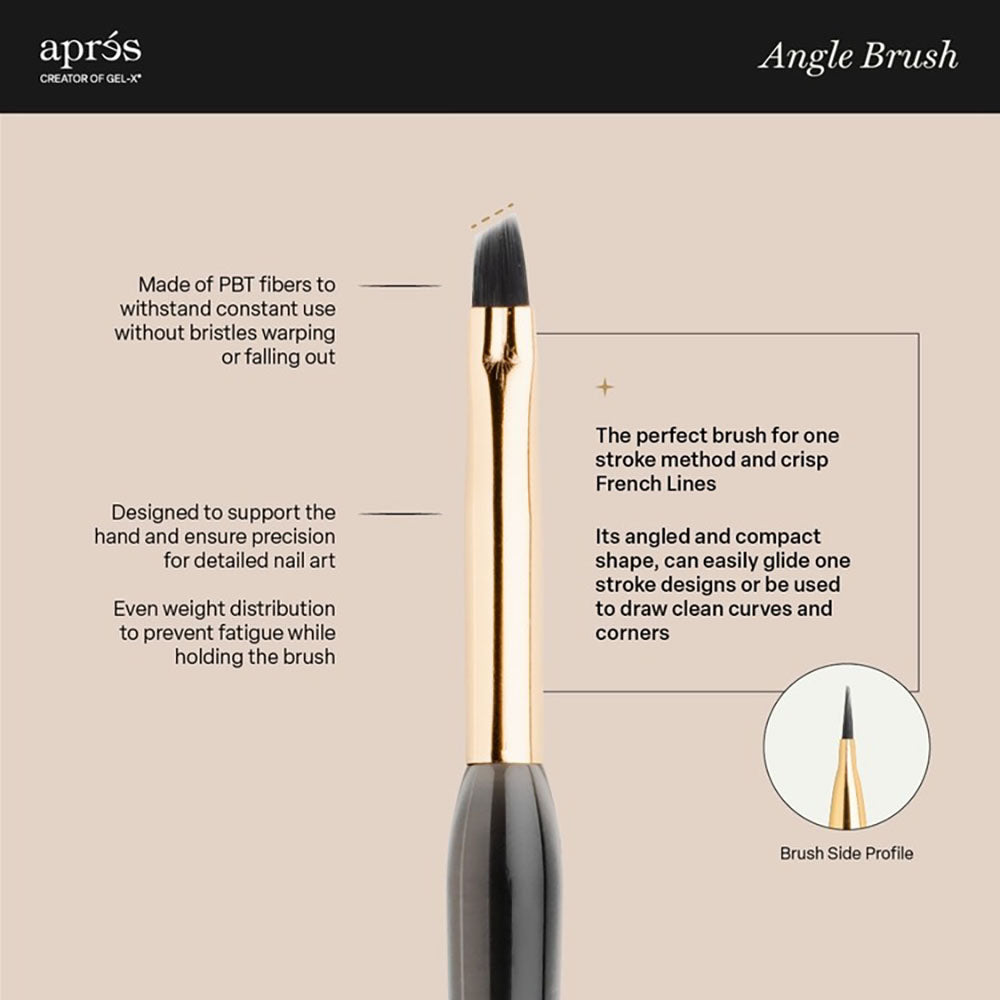 Apres Gel Art Brush - Angle AP-5BRA 41996