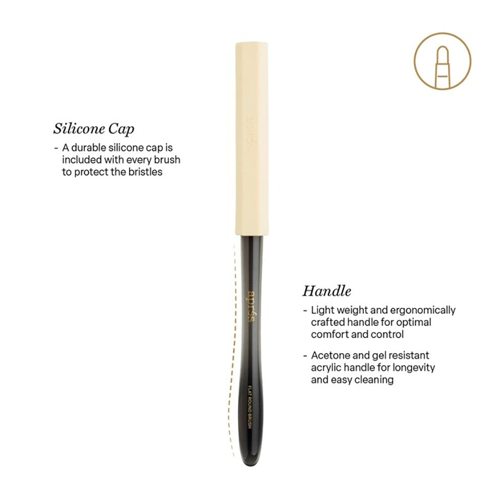 Apres Gel Art Brush - Flat Round AP-5BRFR 41997