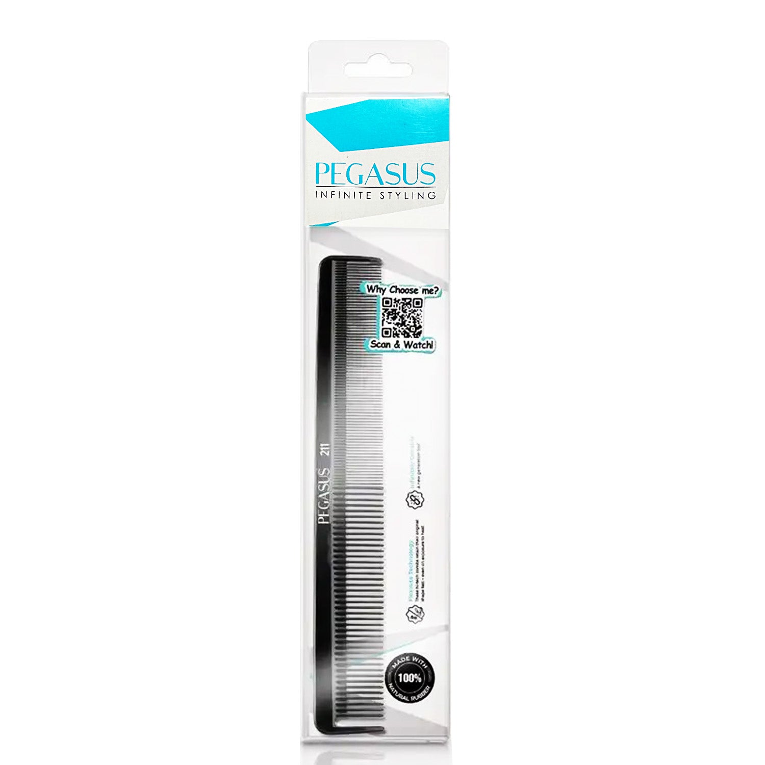 Pegasus Infinite Styling 211 Sectioning Cutting Comb PEG211C