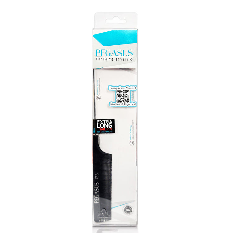Pegasus Infinite Styling 123 S.S. Tail Comb PEG123C 02667