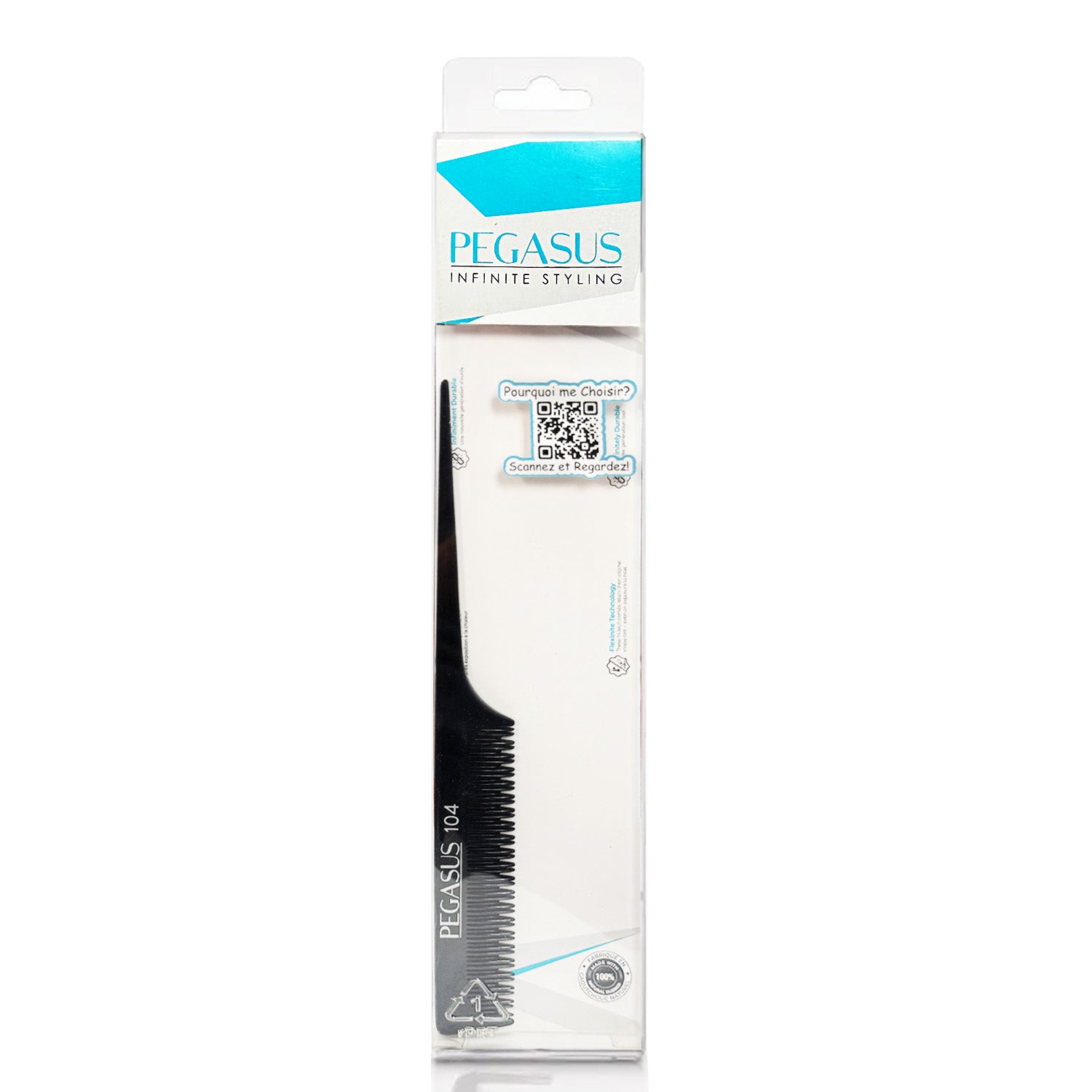 Pegasus Infinite Styling 104Teasing Plastic Tail CombPEG104C