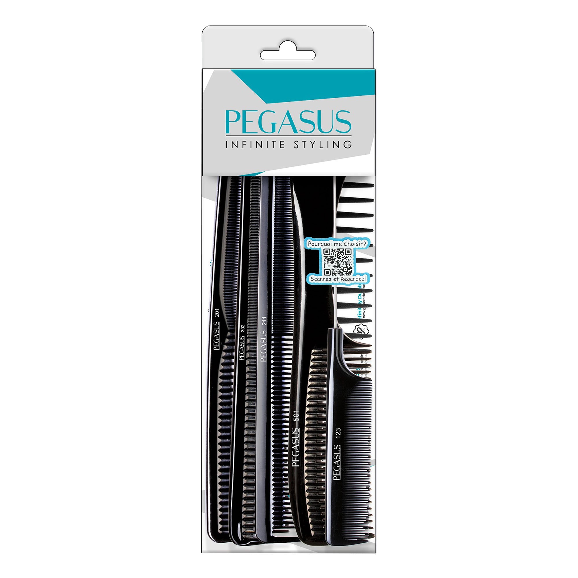 Pegasus Infinite Styling Cutting Combs Starter Kit PEGSTARTK