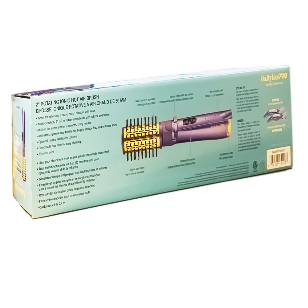BaBylissPRO Rotating Hot Air Brush BABNT178WOC 45520