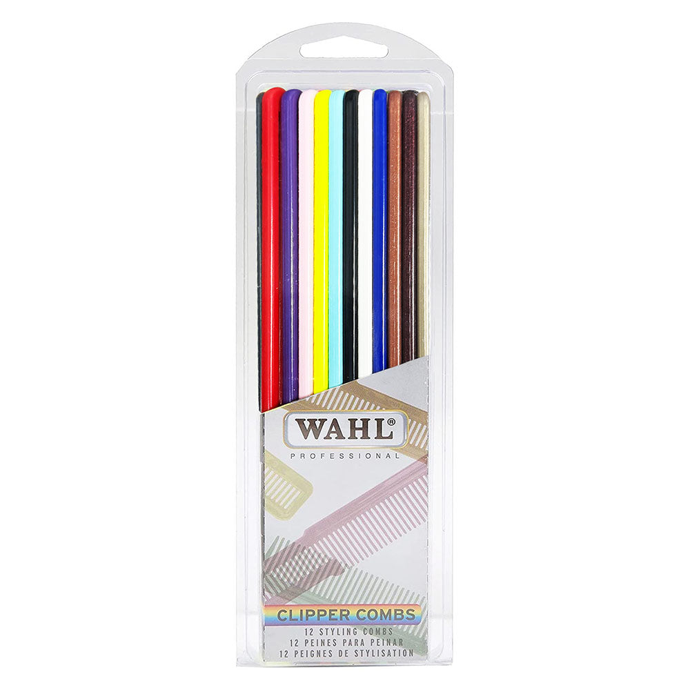 Wahl Clipper Styling Combs 12Pack Assorted 53200