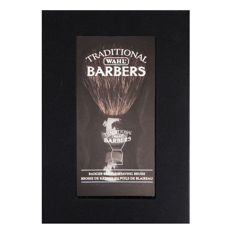 Wahl Traditional Barbers Badger Bristle Shaving Brush #56768