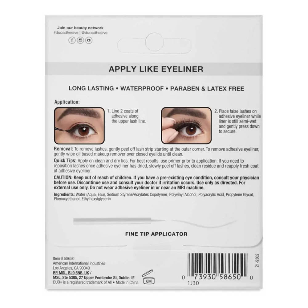 Duo Line It Lash It Adhesive Eyeliner 3.5 g - Clear 58650