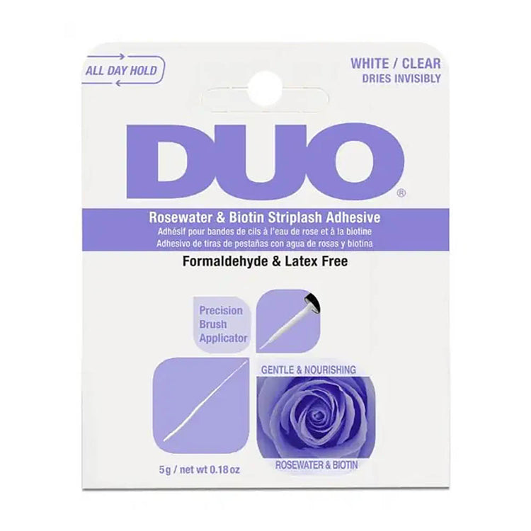DUO Rosewater&Biotin Striplash Adhesive 5g White/Clear 62196