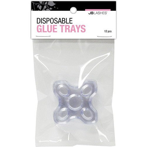 JB Disposable Plastic Glue Trays, Pack of 12 - JBA1013