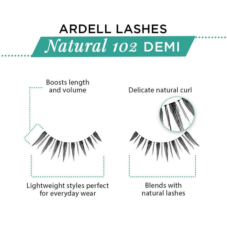 Ardell Natural - 102 Demi Black #60210