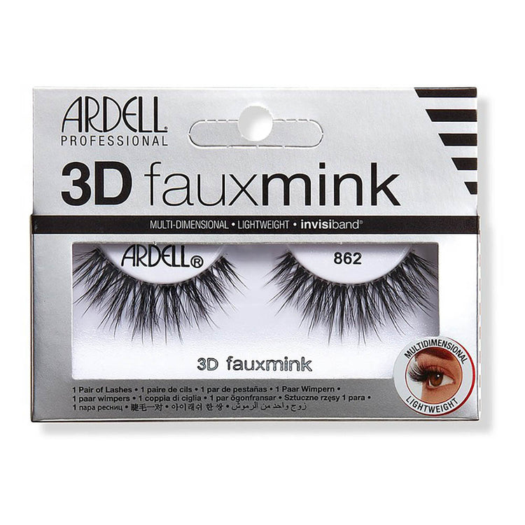 Ardell 3D Fauxmink Lashes 1 Pair - 862 Black 32515