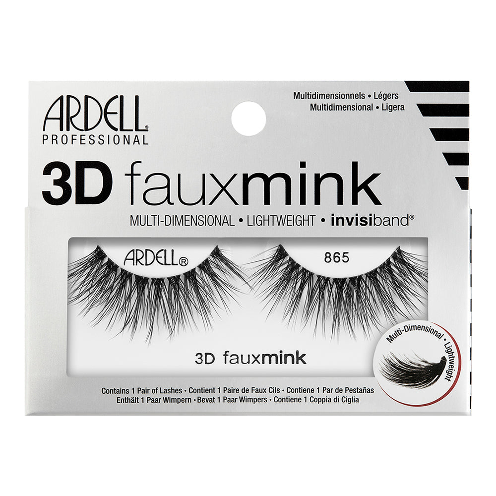 Ardell 3D Fauxmink Lashes 1 Pair - 865 Black 32518
