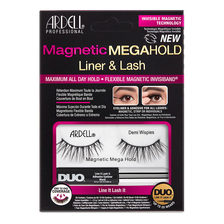 Ardell Magnetic MegaHold Liner&Lash Kit - Demi Wispies 36824