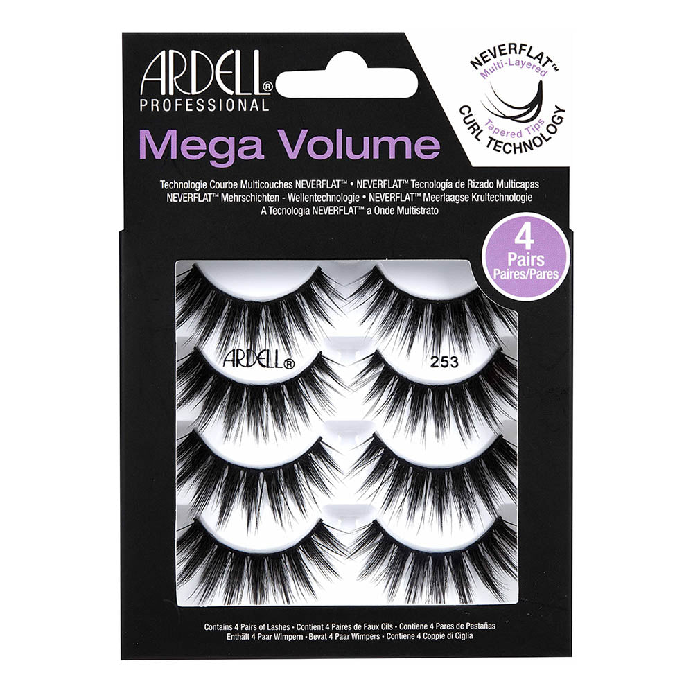 Ardell Mega Volume Lashes 4 Pairs - 253 Black 41912