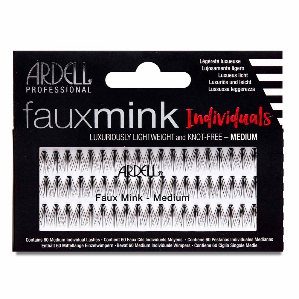 Ardell Fauxmink Individuals L/W Knot-Free - Med Black 60059