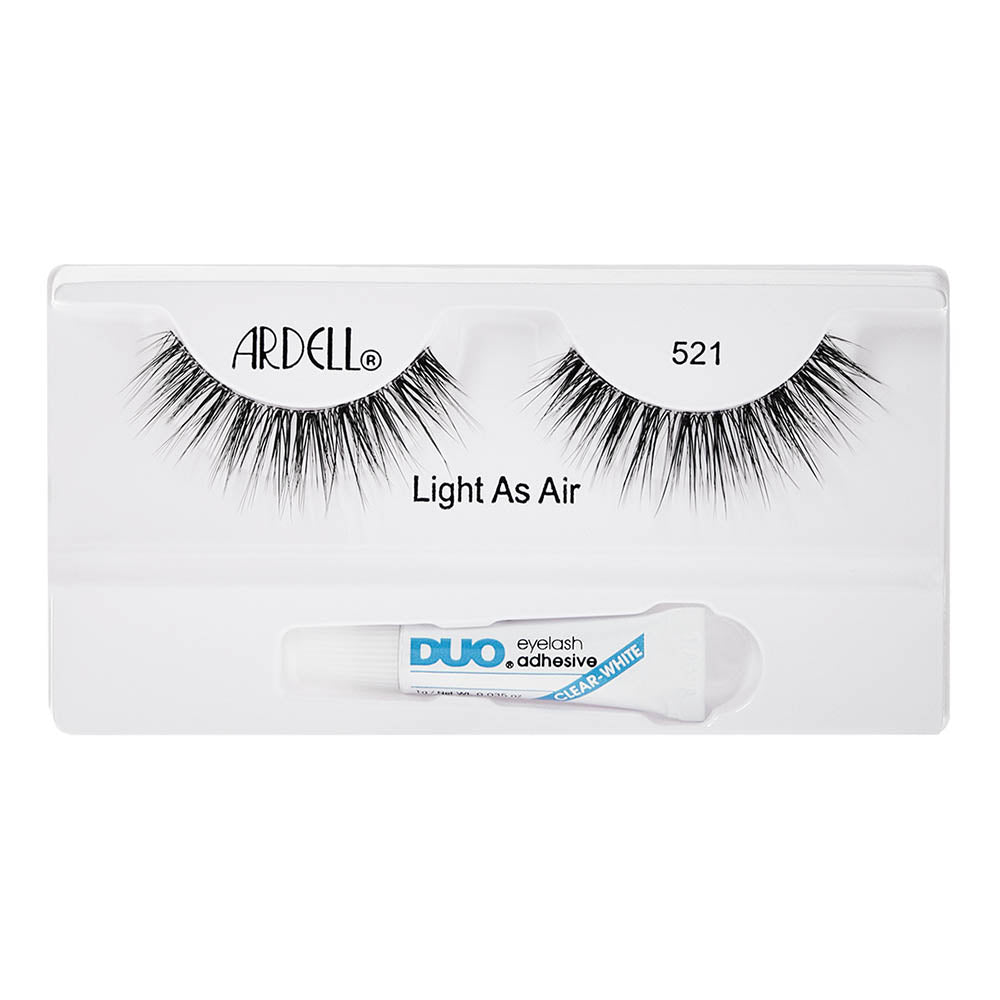 Ardell Light As Air Lashes W/Duo 1 Pair - 521 Black 64170