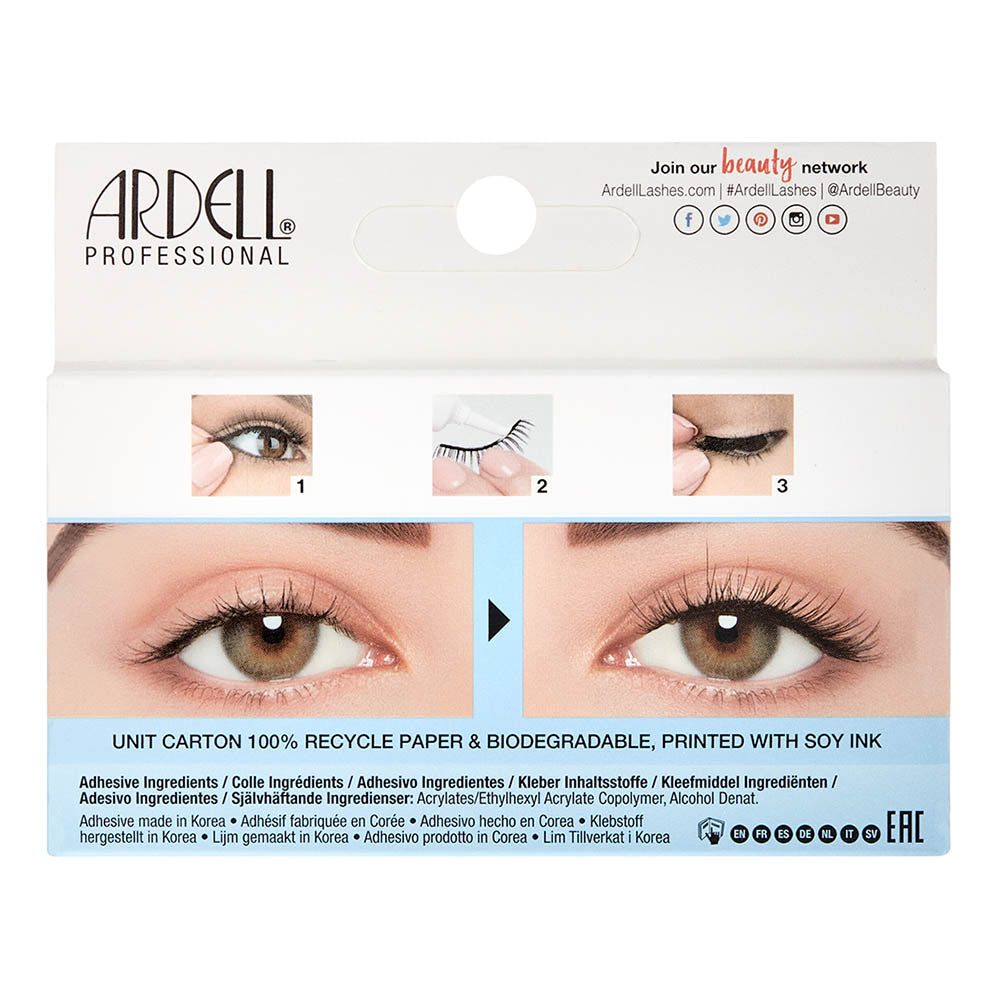 Ardell Light As Air Lashes W/Duo 1 Pair - 521 Black 64170