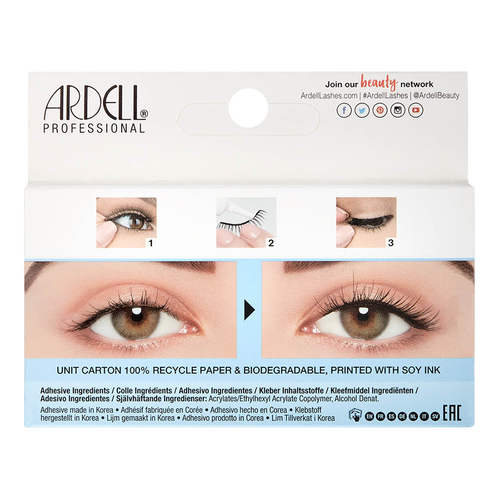 Ardell Light As Air Lashes W/Duo 1 Pair - 522 Black 64171