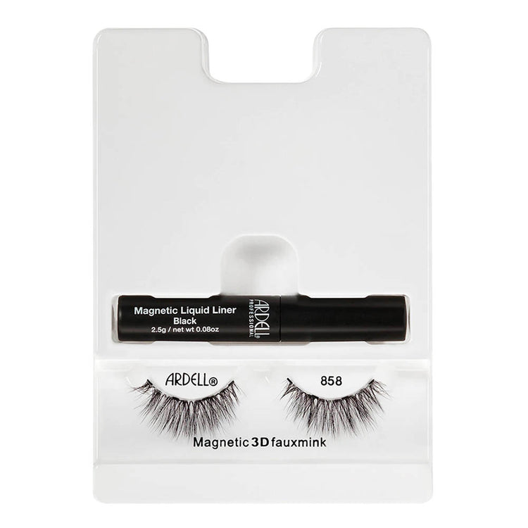 Ardell Magnetic 3D Fauxmink Liner & Lash Kit-858 Black 64978