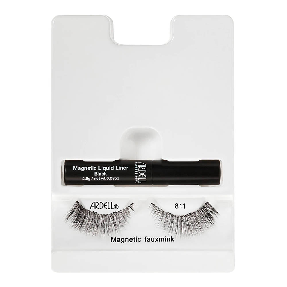 Ardell Magnetic Fauxmink Liner & Lash Kit- 811 Black 64998