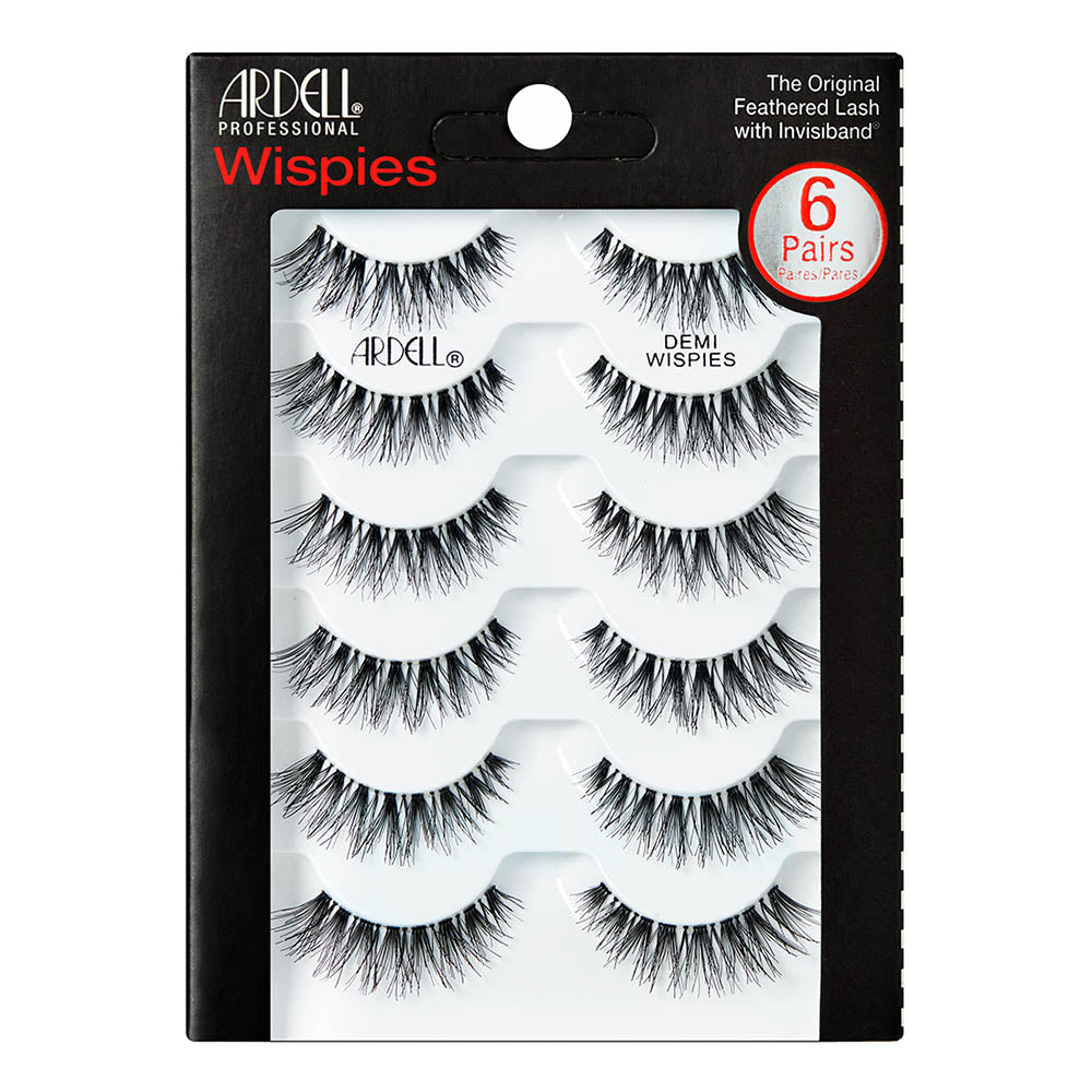 Ardell Wispies Lashes 6 Pairs - Demi Wispies Black 65708
