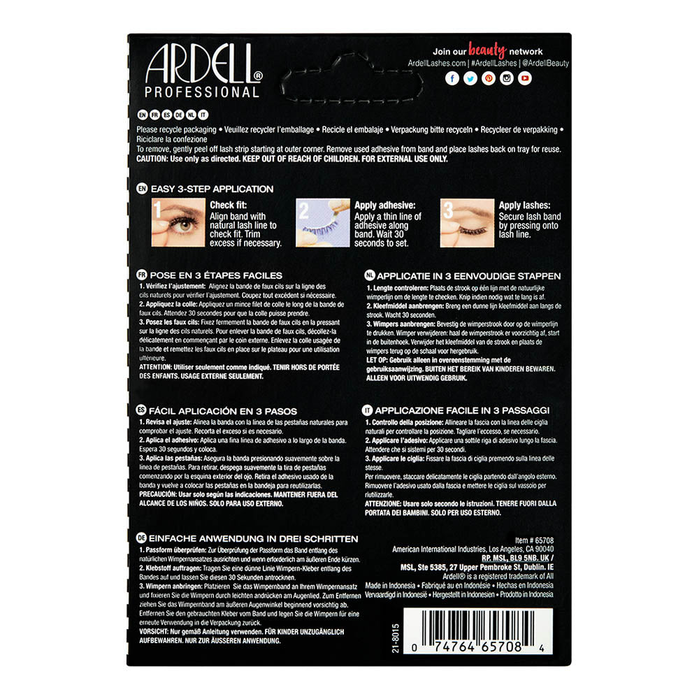 Ardell Wispies Lashes 6 Pairs - Demi Wispies Black 65708