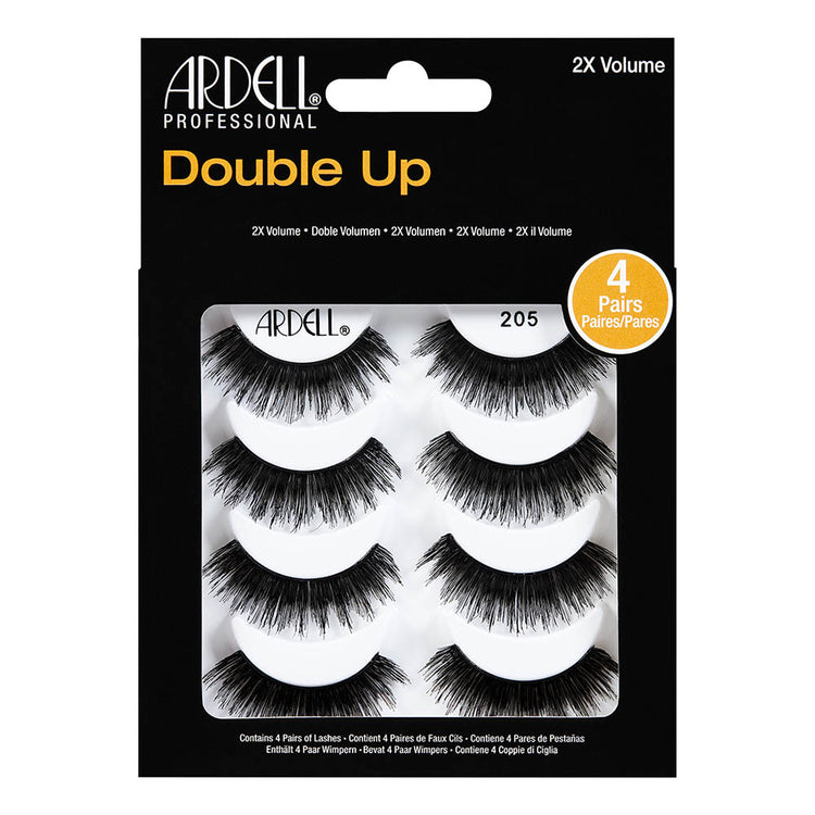 Ardell Double Up 2X Volume Lashes 4 Pairs - 205 Black 66692