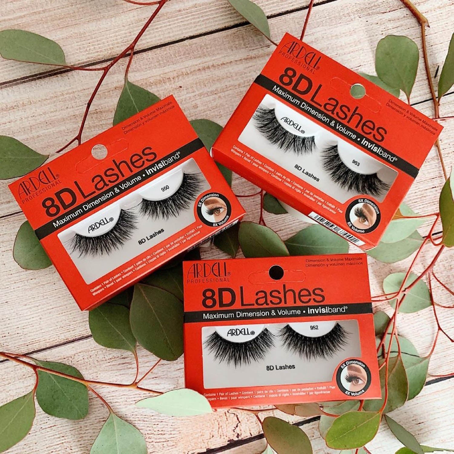 Ardell 8D Lashes 1 Pair - 950 Black 67437
